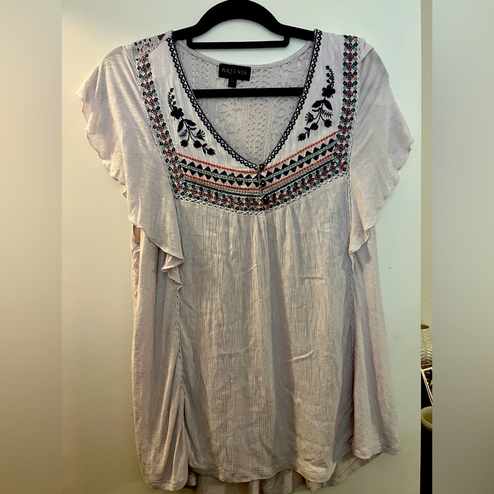 Flutter Sleeve Tunic